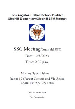 SSC Flyer